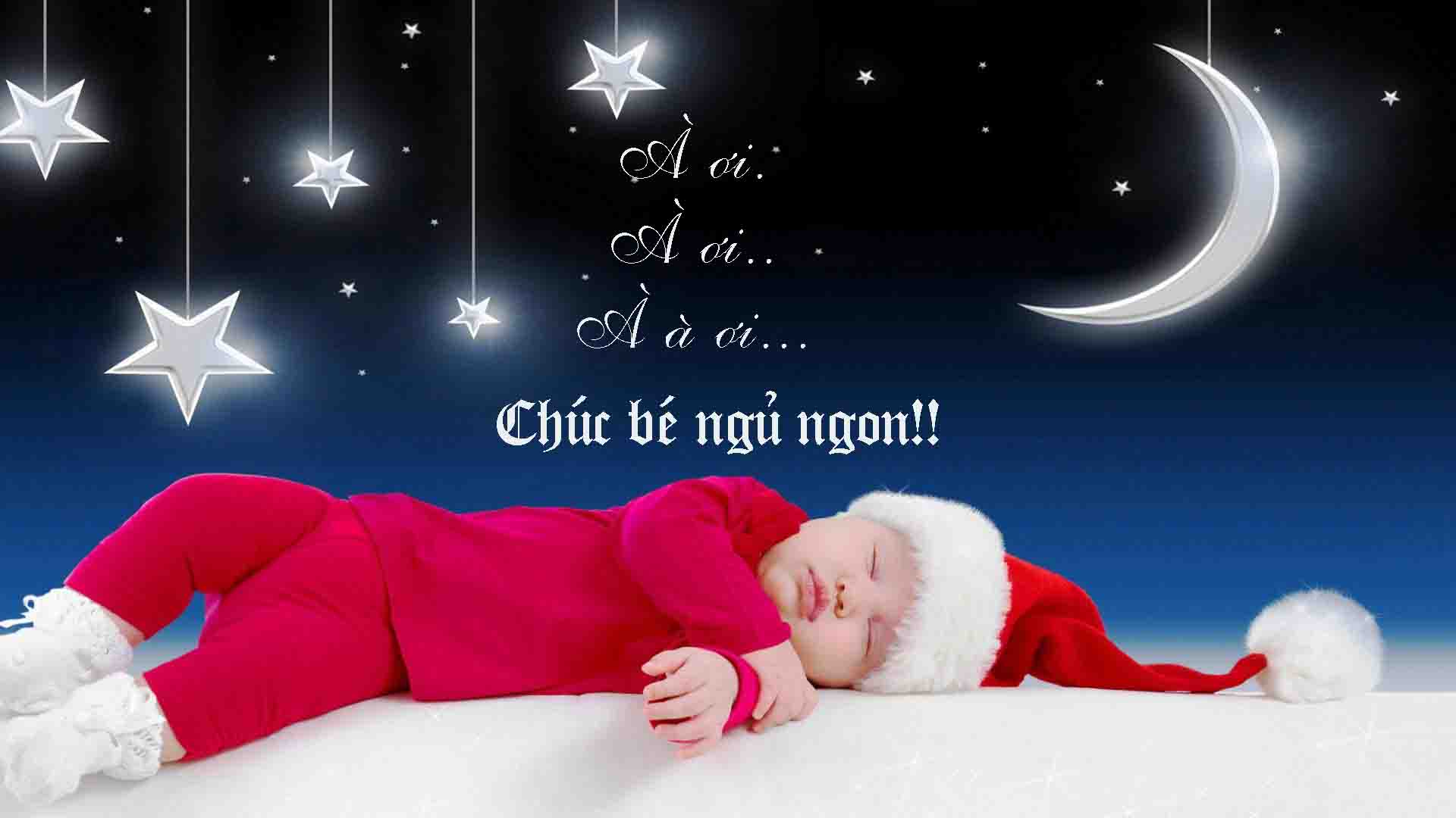 Chúc ngủ ngon hình ảnh trẻ em có những giấc mơ đẹp