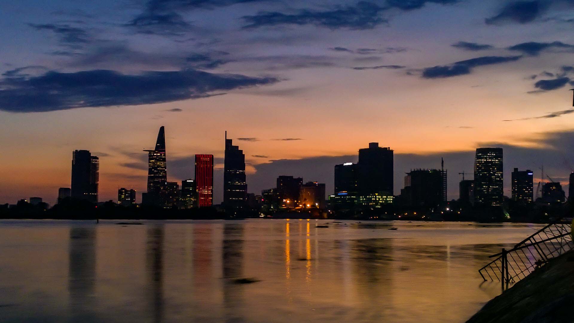 Hình ảnh đẹp của Sài Gòn lúc chiều tà