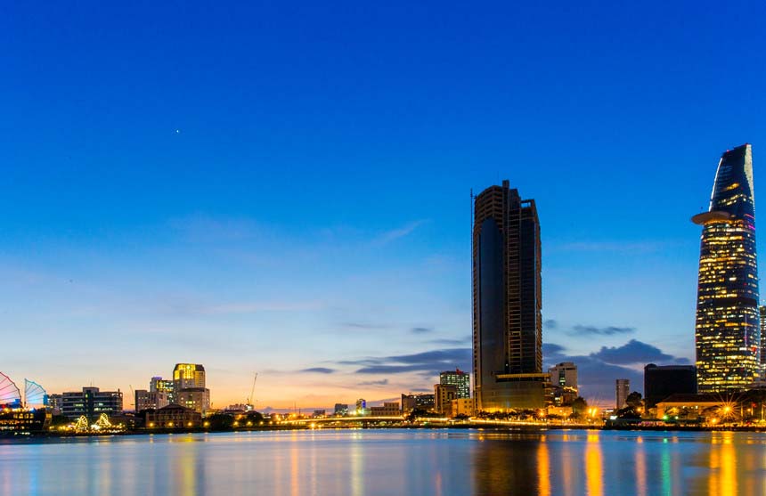 Hình ảnh đẹp về chiều Sài Gòn