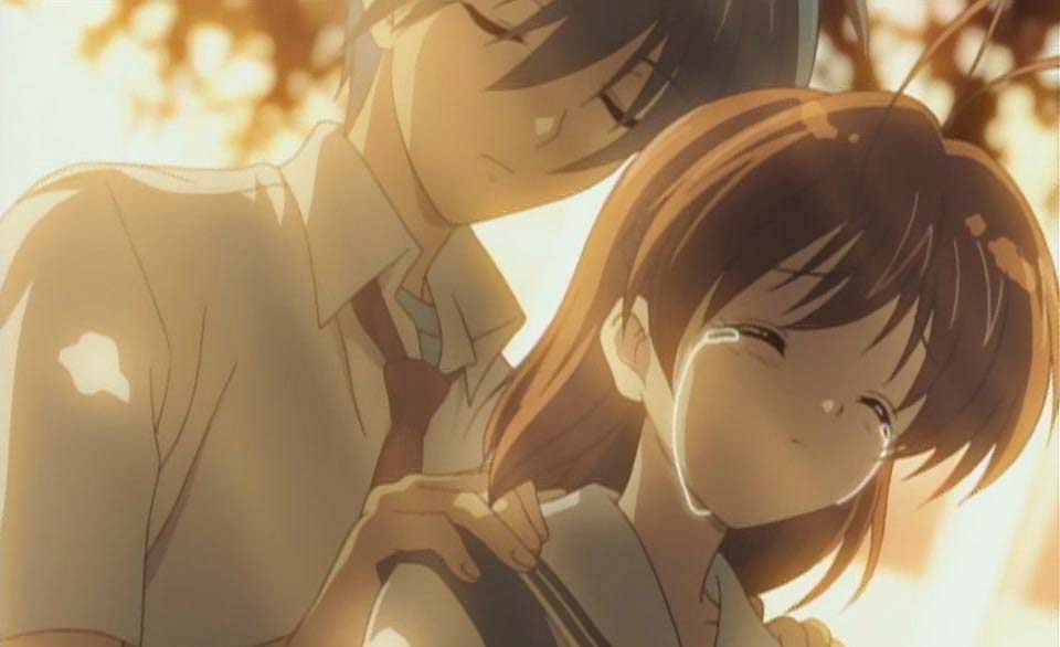 Hình ảnh anime về một cặp đôi đẹp buồn