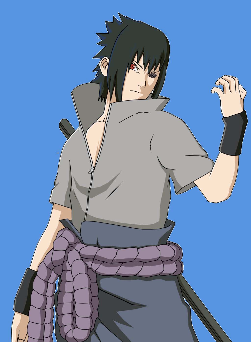 Bức tranh tuyệt vời về Sasuke Uchiha