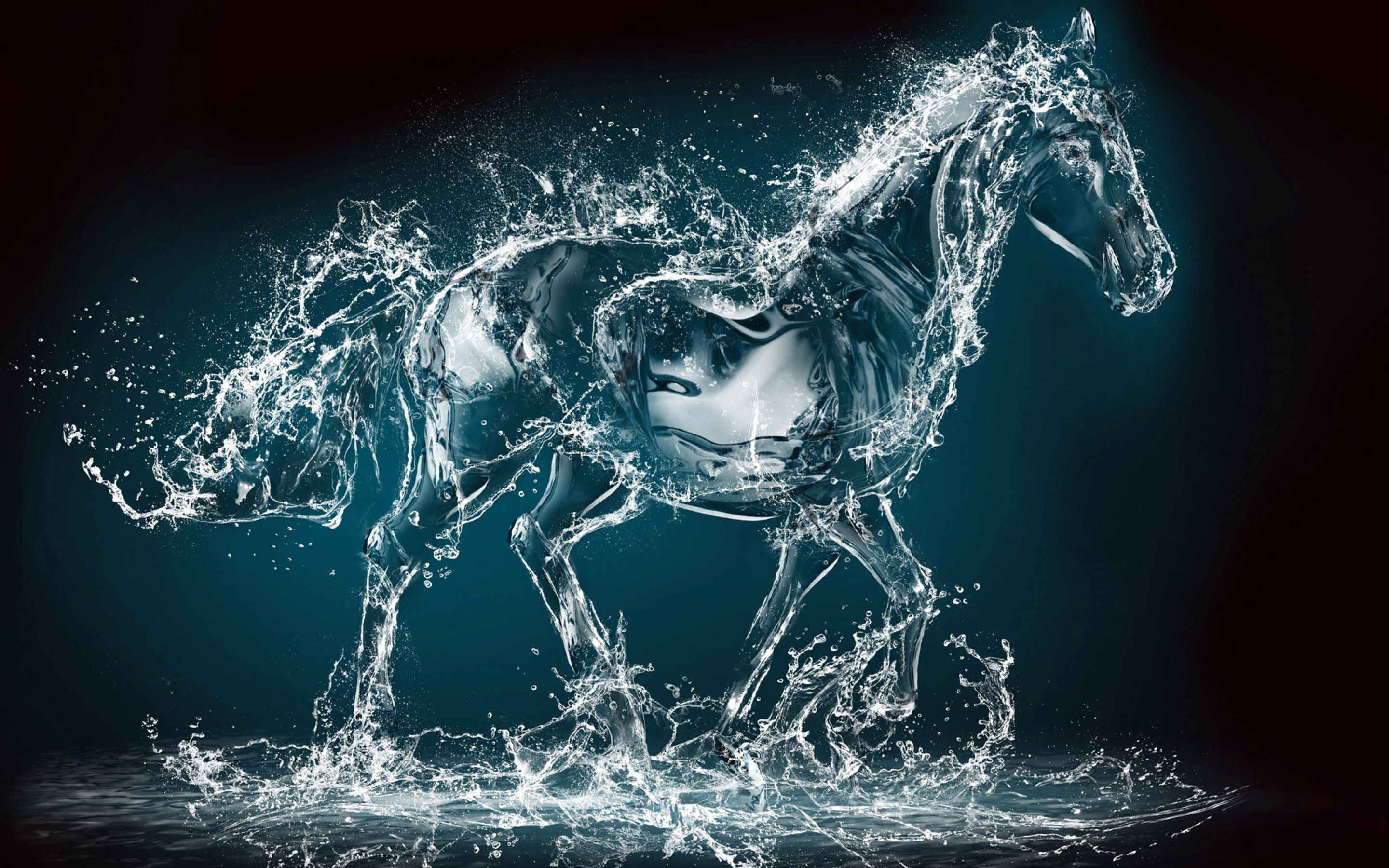 Hình nền chú ngựa 3D cho máy tính đẹp