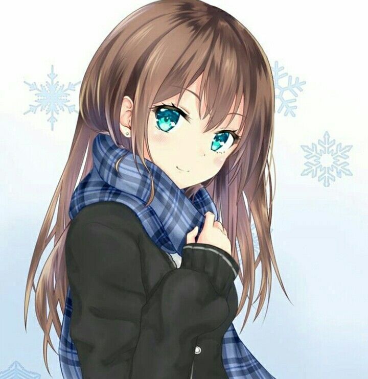 Ảnh anime girl cá tính mùa đông