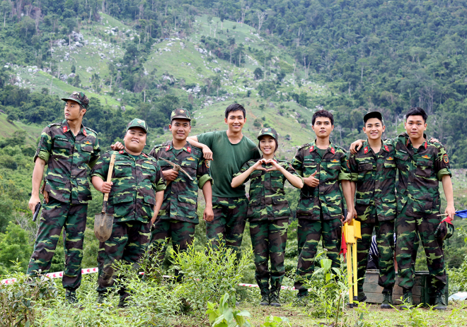 Hình ảnh bộ đội công binh Việt Nam