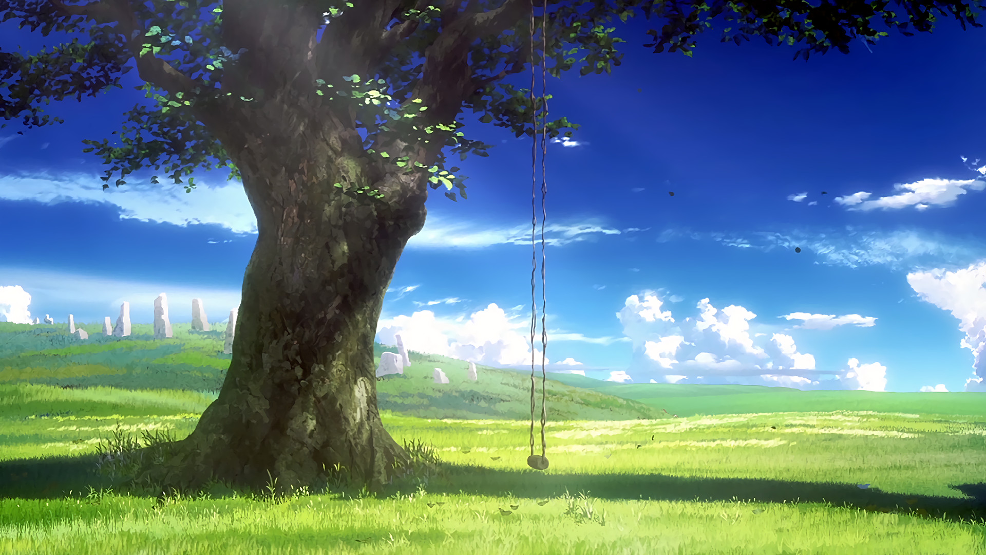 Beautiful anime nature wallpaper