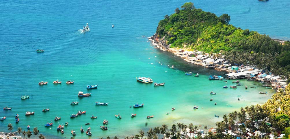 Cảnh rất đẹp hòn đảo nước Việt Nam nom kể từ bên trên cao
