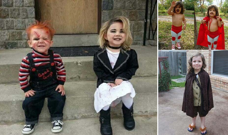 Trang phục hóa trang halloween đáng sợ cho bé